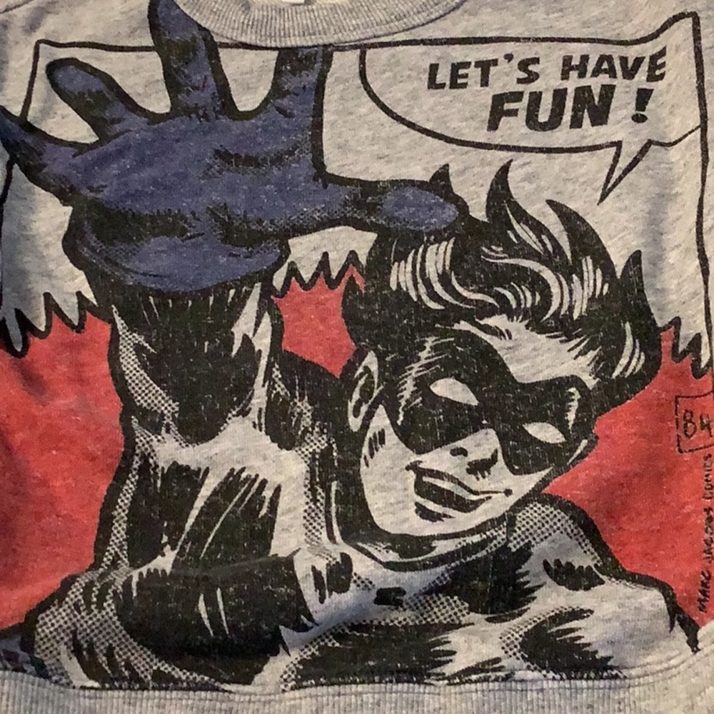 Marc Jacobs kids super hero themed sweater!